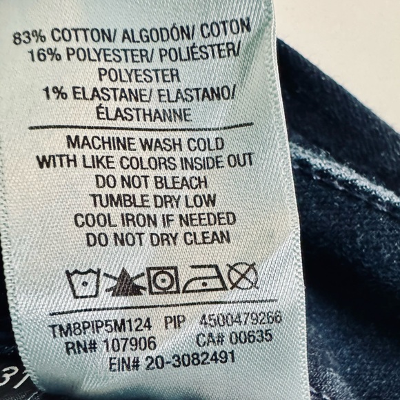 Hudson Jeans Signature Colin Midrise Bootcut Dark Wash Size 31 NEW ! - Picture 11 of 15